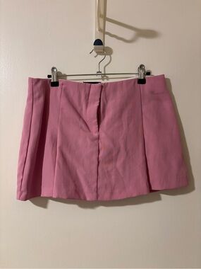 Zara Front Pleated Miniskirt